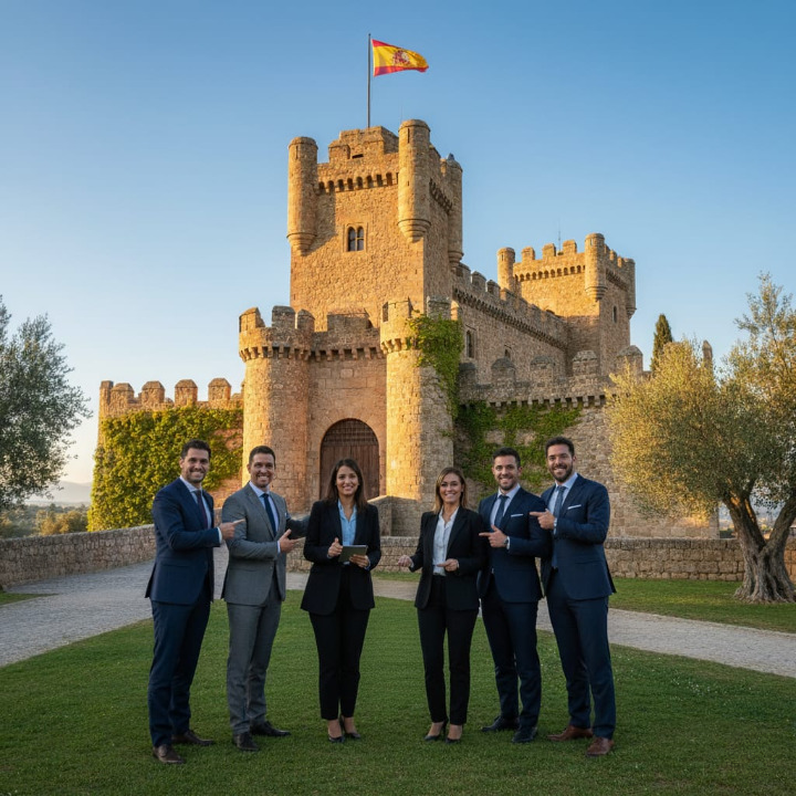 Socios de la asociación de Castillos y Fortalezas del Tiempo